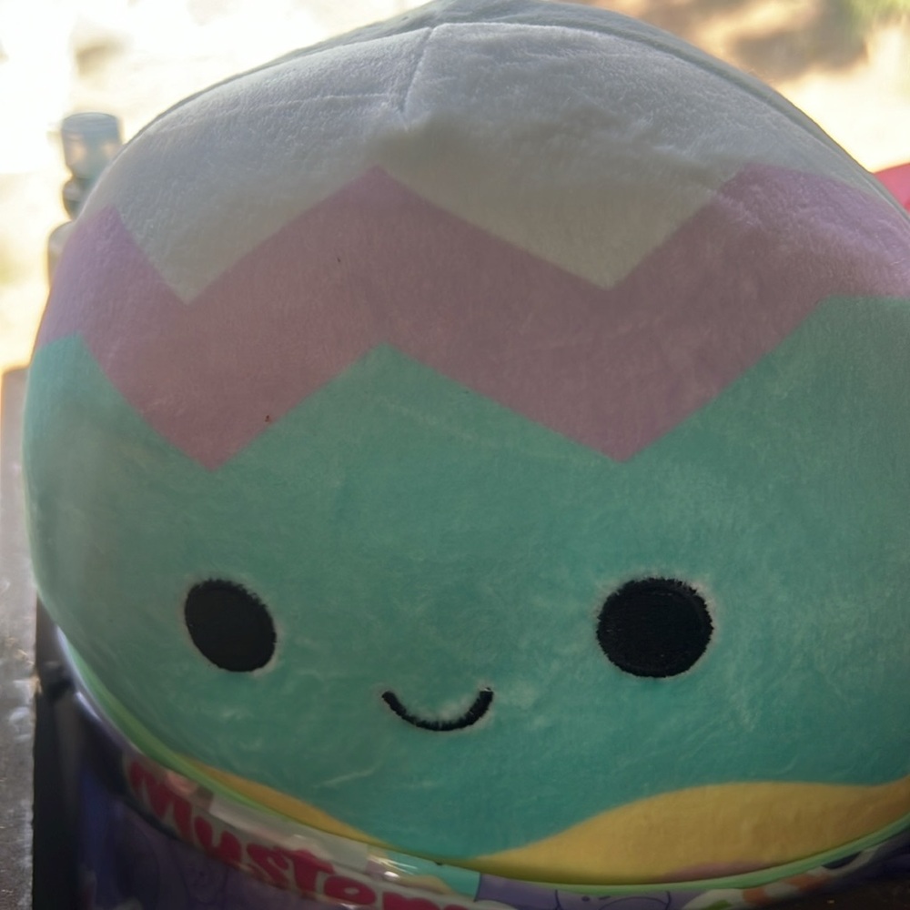 Squishmallow Mystery squad Eggbert.  Opened on live